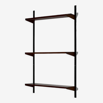 Set of 3 teak shelves by Kai Kristiansen for Feldballes Møbler 60s