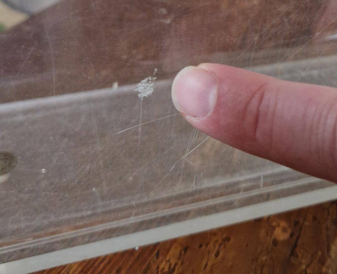 David Lange 1970 Plexiglas Magazine Rack