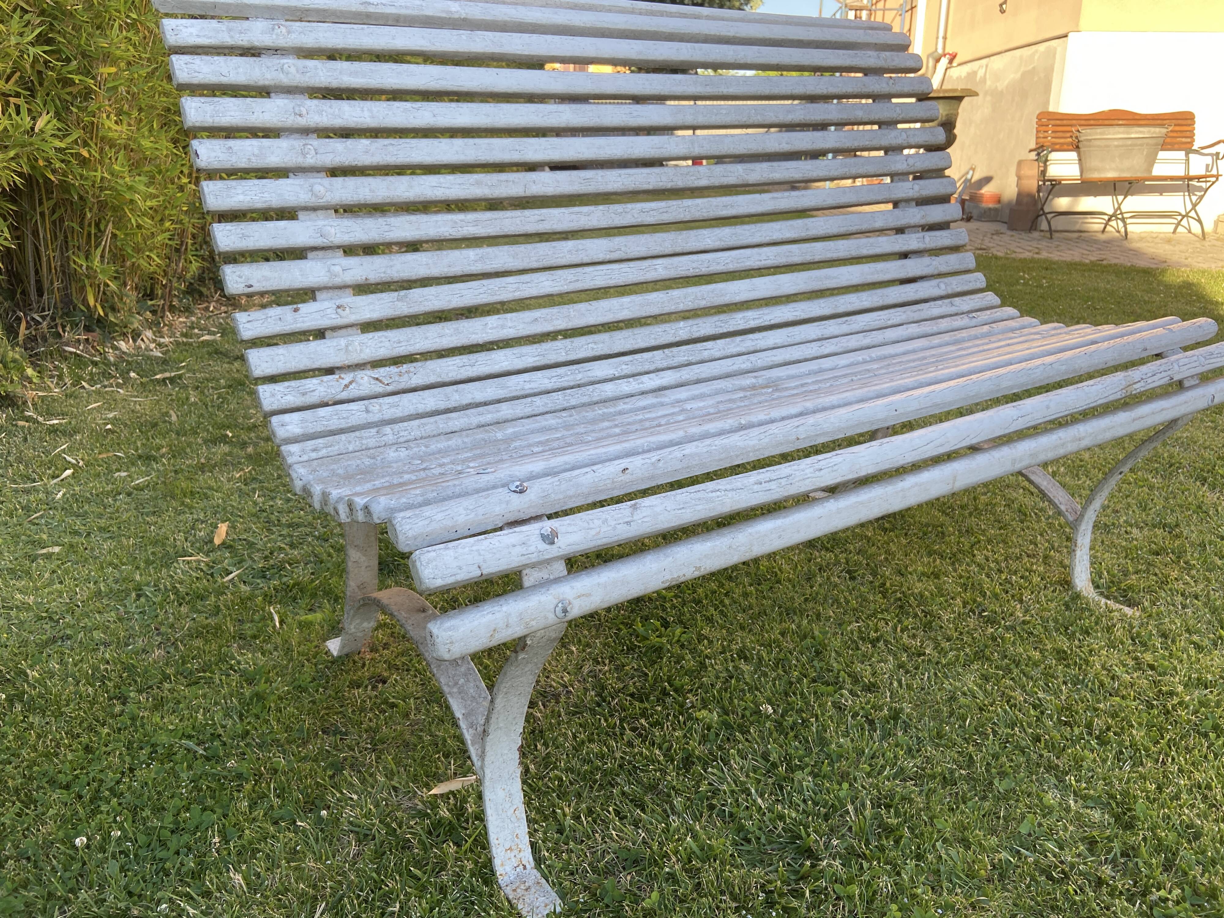 Vintage garden bench