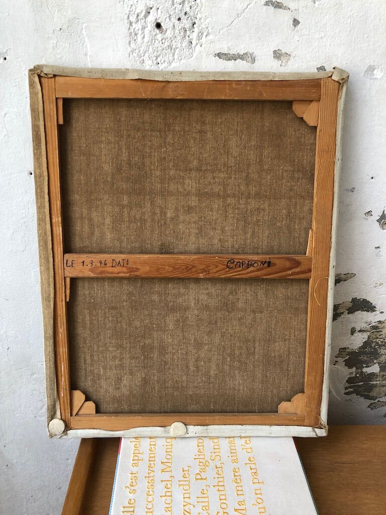 Painting on canvas bouquet