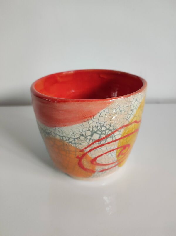 Bol en céramique contemporain signé