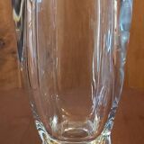 Crystal vase carved fish decoration