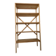 Vintage beige pine high bookshelf - Open shelf Hungary, 1980s