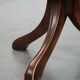 Classic and timeless cow leather and wooden Chesterfield office chair