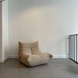 Togo Beige armchair by Michel Ducaroy for Ligne Roset