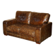 Heritage Biker Halo Soho Vintage leather sofa