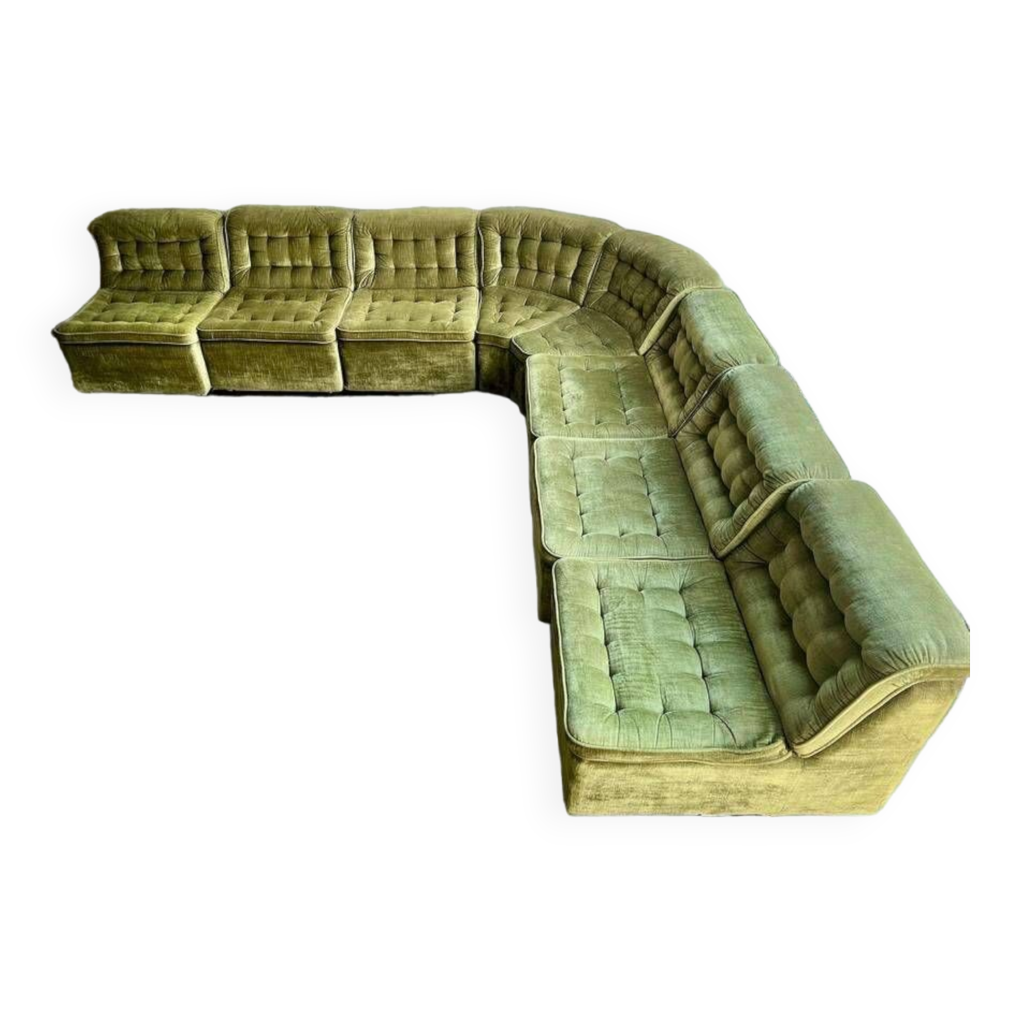 VINTAGE XL MODULAR SOFA/LOUNGE: 8 PIECES