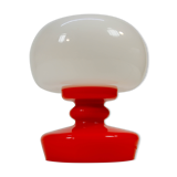 All glass table lamp by Valasske Mezirici, 1970s