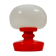 All glass table lamp by Valasske Mezirici, 1970s