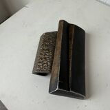 Brutalism bronze door handle