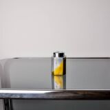 Brutalist lighter by Leopold, Bronze and aluminum, 1970, Spain