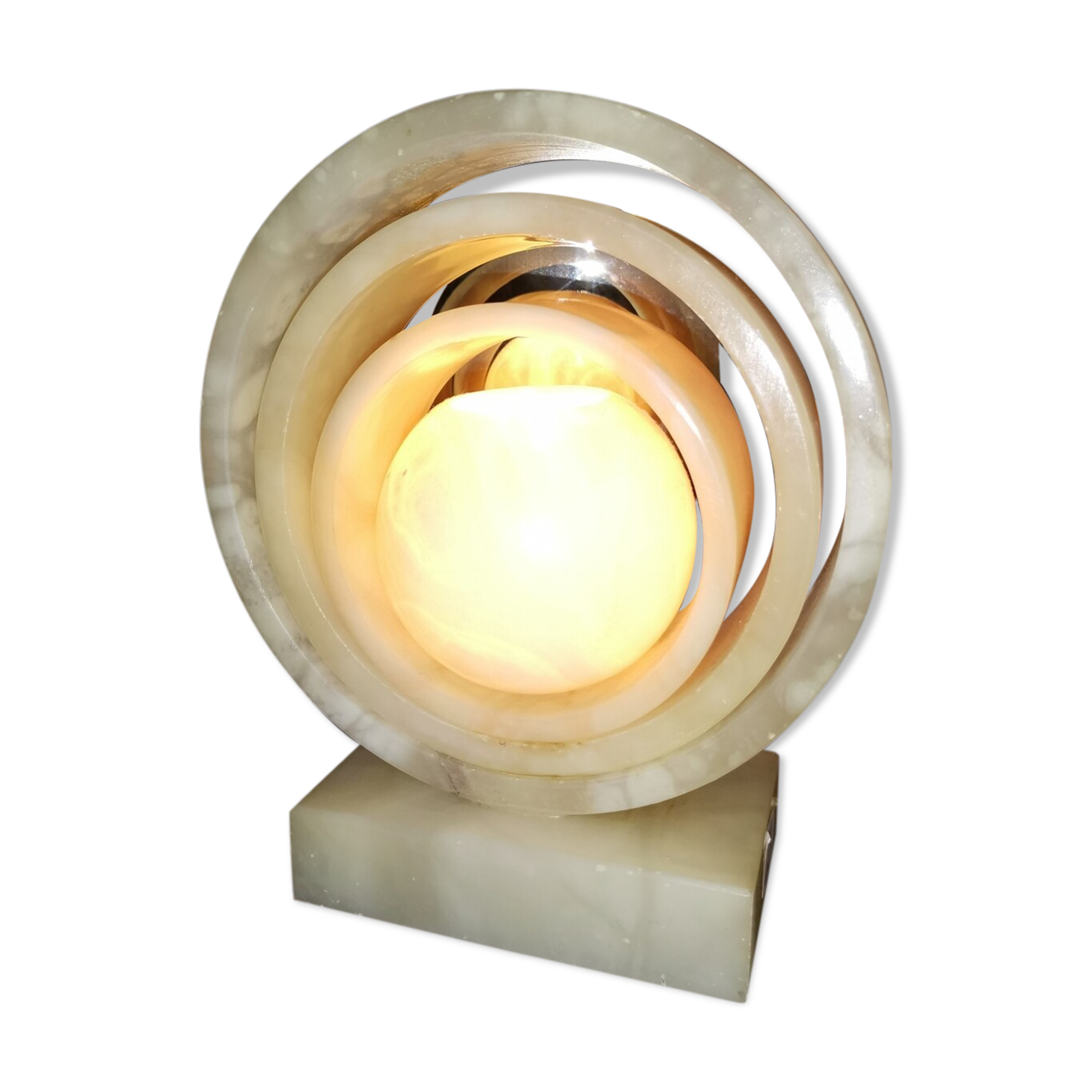 Alabaster lamp 1970