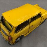 Maquette reproduction voiture ancienne mini cooper métal étain collection