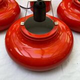 4 orange metal suspensions from the 70s.