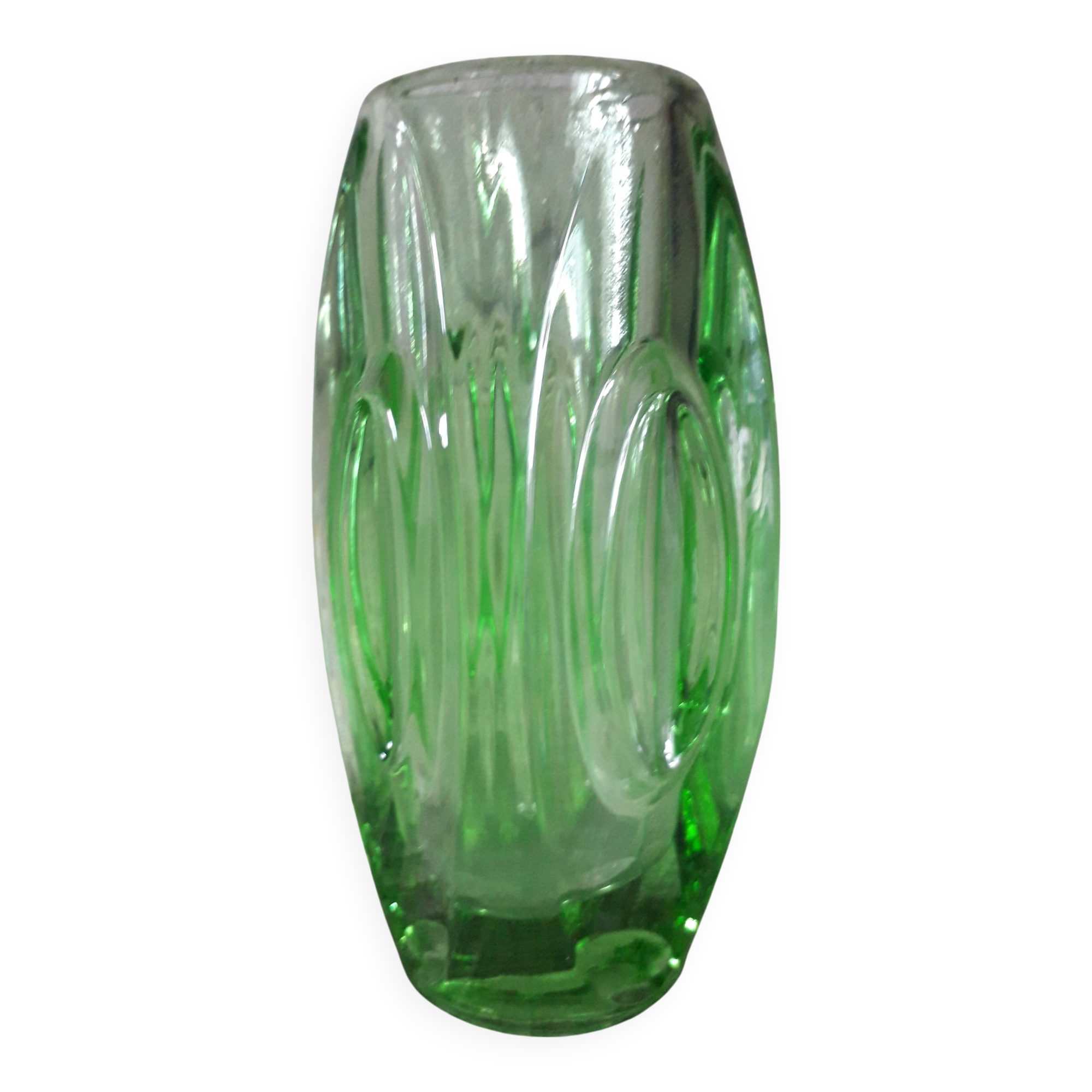 Vintage glass vase