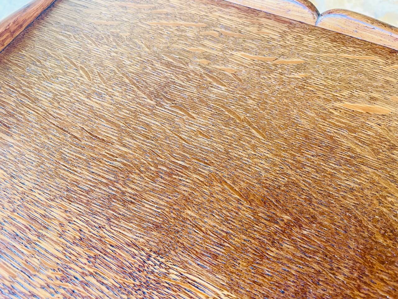 Pair of Louis XV style bedside tables in oak