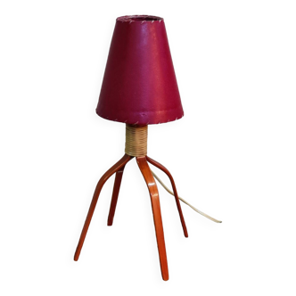 Drevo Humpolec spider table lamp Czechoslovakia 1960