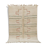 Azilal rug 235×155 cm – Ivory, Soft Terracotta & Sage Green, AZO-785