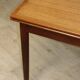 Danish Scandinavian extendable dining table in teak, 1960.