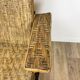 Antique chaise longue in wicker and hazel 20s
