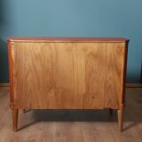 Commode scandinave en frêne des années 1950