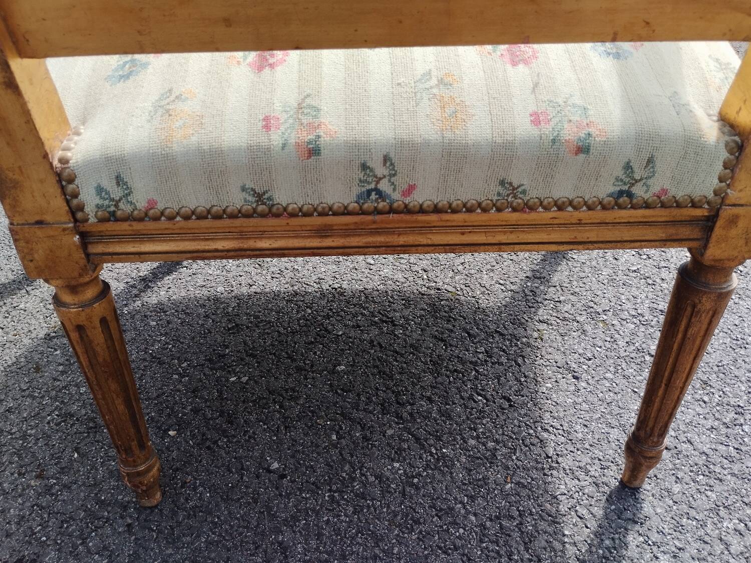 Pair of old Louis XVI style armchairs