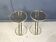 Vintage brass side tables - set of 2, 1970s
