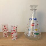 Small carafe geometric patterns, 60s