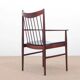 Pair of armchairs, side table, Danish in rosewood, Arne Vodder 1960.