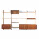 Large vintage wall system / wall unit by Poul Cadovius made in the 1960s