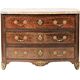 Commode, bois de rose, style régence, fin XlXème siècle
