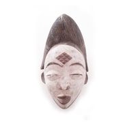 Masque Punu mukuyi en bois massif H:29cm Masque africain du Gabon