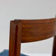 Série de 6 chaises scandinave palissandre Gessef