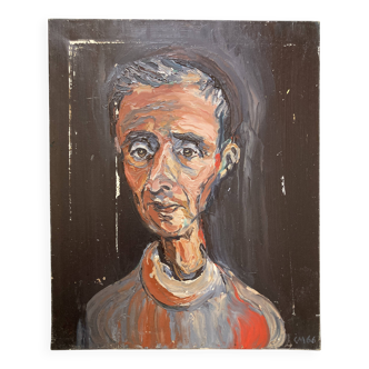 Painting - Portrait of a man: Raymond Millet