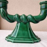 Green candlesticks candle holders