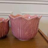 Set of three ceramic planters