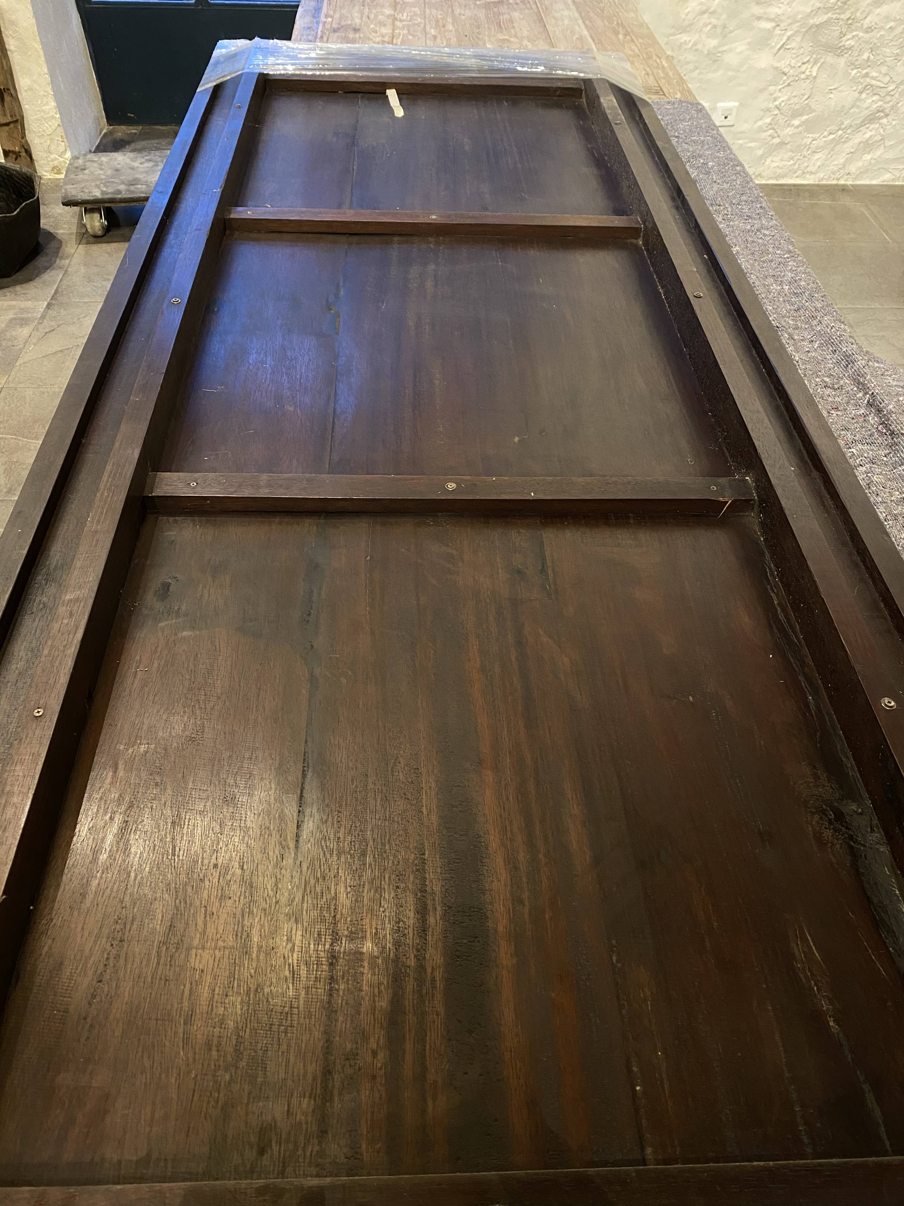 Dining room table in merbau, Indonesia