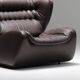 One-seat lounge sofa model pasha, manufactured in the 1970s by durlet, belgium.