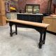 Console patinée en Chêne