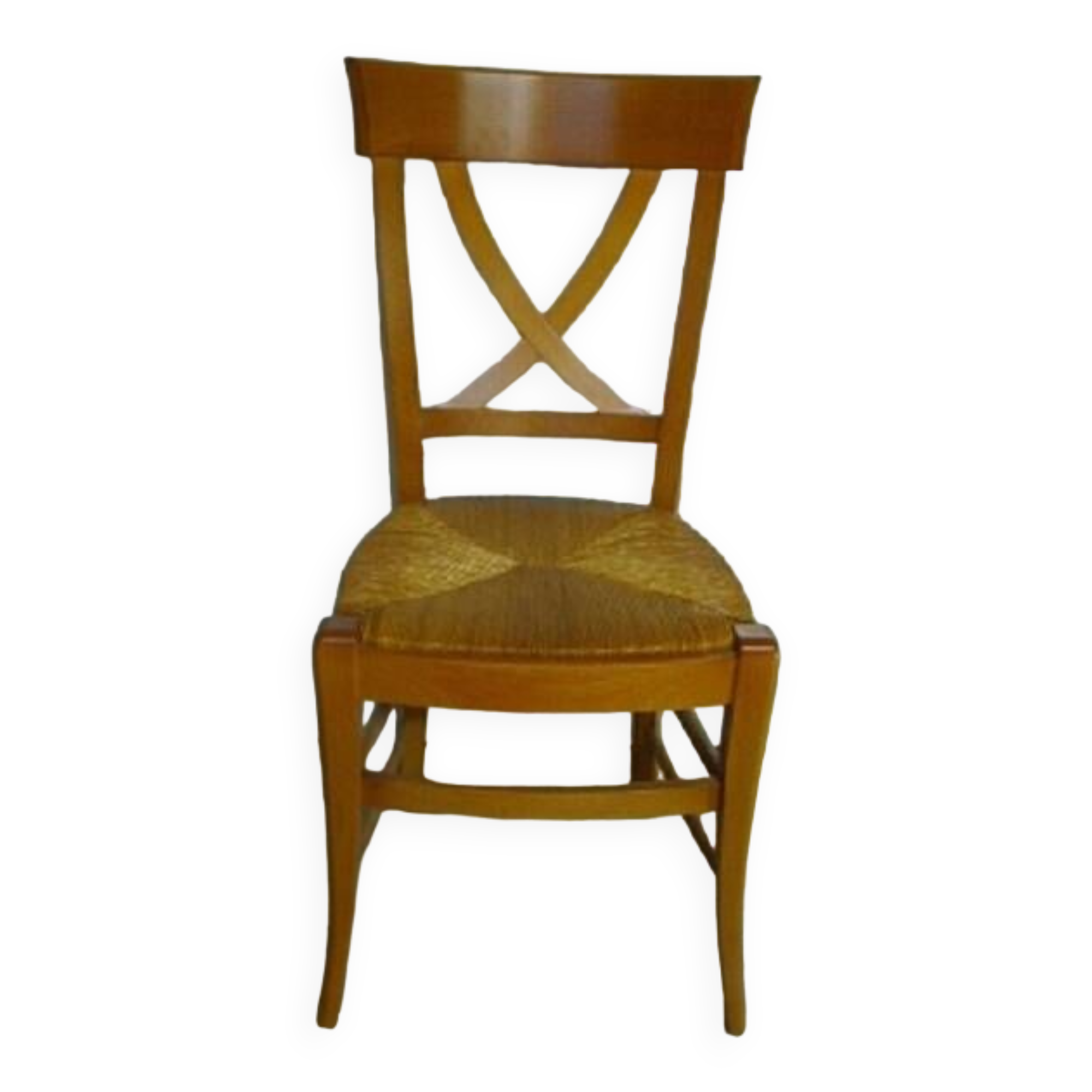 Beech cross chair, work chair