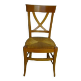 Beech cross chair, work chair