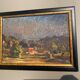 Provencal painter painting Devouassoux