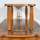 Table de Service en Marqueterie de Noyer et Palissandre – 1940