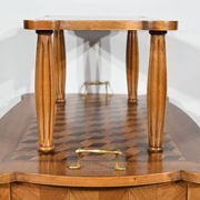 Walnut and Rosewood Marquetry Service Table – 1940