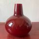Vintage table lamp in red glass – SCE, France