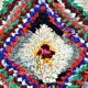 Vintage Boujaad Moroccan Berber rug 184 x 126 cm
