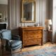 Empire style chest of drawers in cherry wood