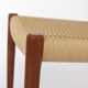 Niels Otto Møller Model 77 Chair – 1960s Teak & Danish Cord