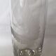 Vase en verre sculpté