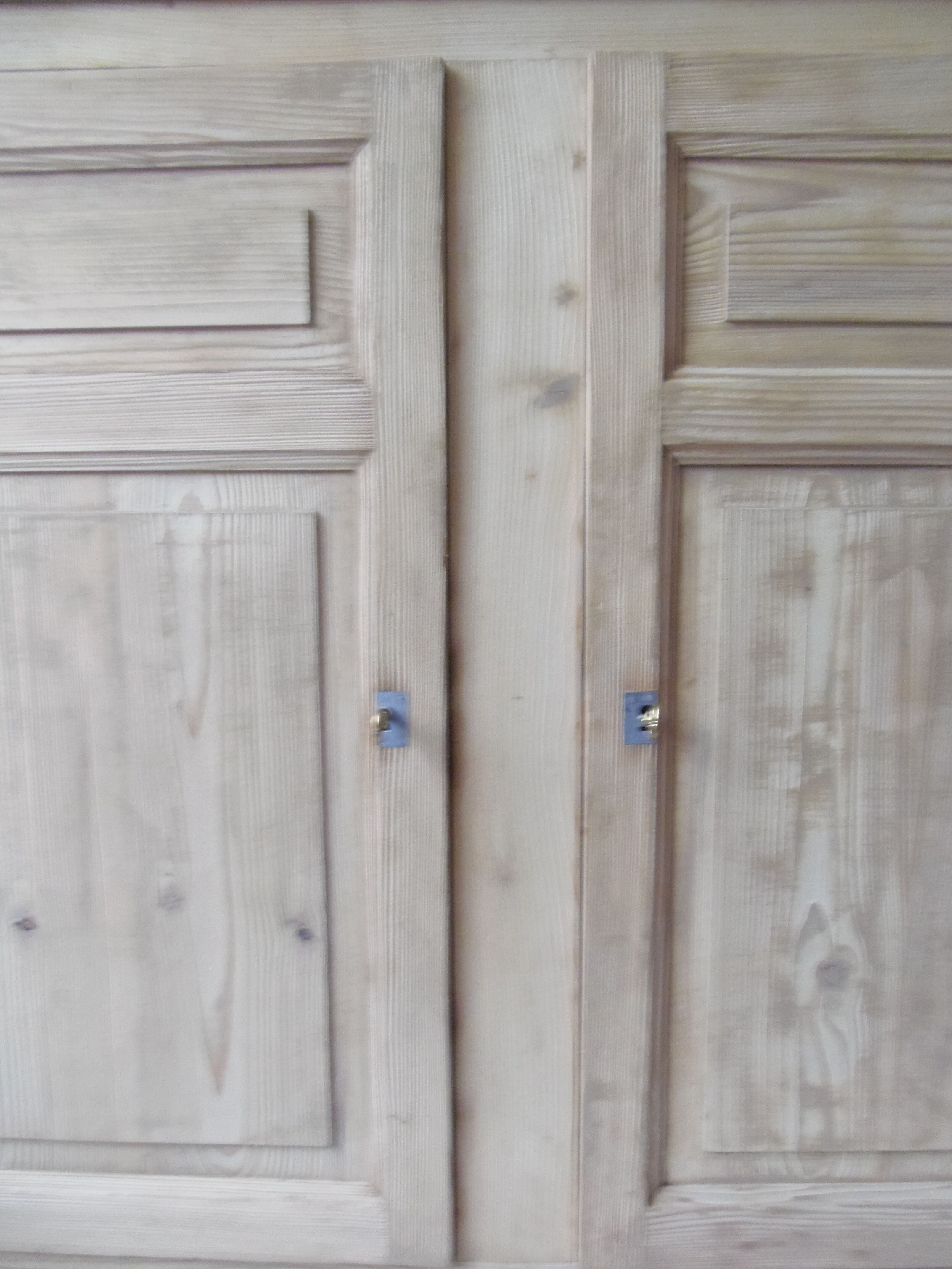 Vintage sideboard in raw pitchpin